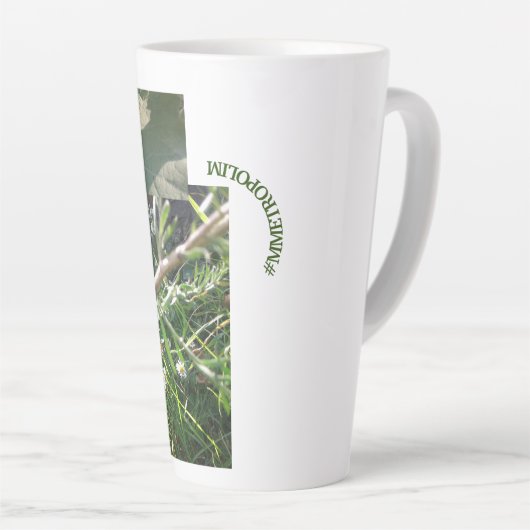 Tasse Latte Conception en latte/petite/grande/métropole (Angle droit)