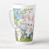 Tasse Latte Conception envoûtante des fêtes de Pâques (Angle gauche)