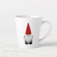 Conception graphique de gnome charmant au chapeau 