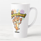 Tasse Latte Conception Originale Ay Chihuahua ! (Droite)