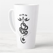 Tasse Latte Conception originale pour 2025 Snake, Lion (Angle gauche)
