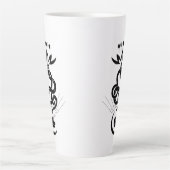 Tasse Latte Conception originale pour 2025 Snake, Lion (Devant)