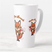 Tasse Latte Conception Pause Café (Angle droit)