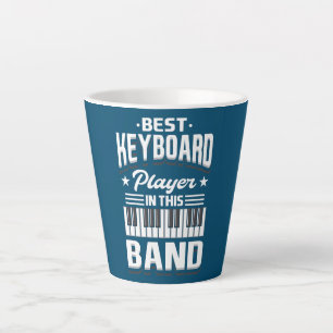Tasse Latte Conception Pianiste Pour Piano Player Meilleur Cla