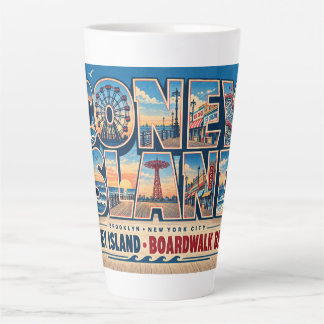 Tasse Latte Coney Island Brooklyn NYC
