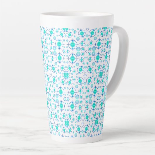 Tasse Latte Connected Minds Pattern 2 (Angle droit)