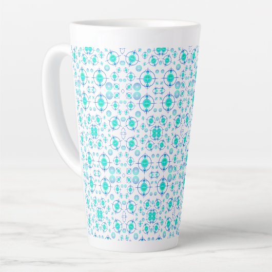 Tasse Latte Connected Minds Pattern 2 (Angle gauche)