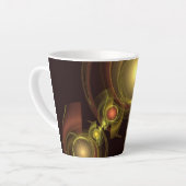 Tasse Latte Connexion intime Art Abstrait (Angle gauche)