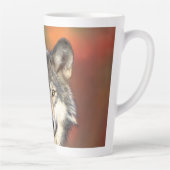 Tasse Latte "Conscient du loup" (Droite)