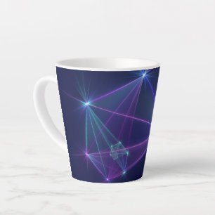 Tasse Latte Constellation, Art Fractal Abstrait Fantastique
