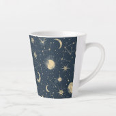 Tasse Latte Constellation céleste - Nuit étoilée (2) (Droite)