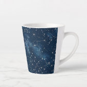 Tasse Latte Constellation céleste - Nuit étoilée (3) (Droite)