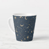 Tasse Latte Constellation céleste - Nuit étoilée (4) (Angle gauche)