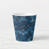 Tasse Latte Constellation céleste - Nuit étoilée (7) (Devant)