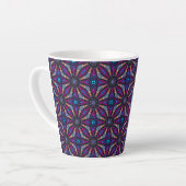 Tasse Latte Contemplateur de Fuchsia (Angle gauche)