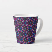 Tasse Latte Contemplateur de Fuchsia (Angle droit)
