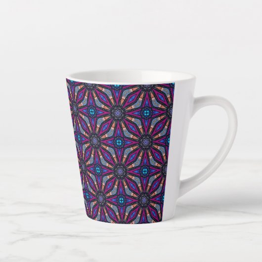 Tasse Latte Contemplateur de Fuchsia (Droite)