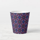 Tasse Latte Contemplateur de Fuchsia (Devant)