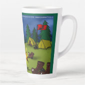 Tasse Latte Contes de camp de feu de Boot : une retraite plein (Droite)