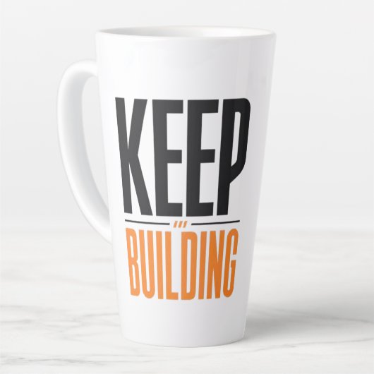 TASSE LATTE CONTINUER À CONSTRUIRE (Angle gauche)