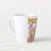 Tasse Latte Continuer, continuer à croître - Champignons et fl (Angle gauche)