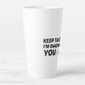 TASSE LATTE CONTINUEZ À PARLER JE VOUS DIAGNOSTIQUE (Devant)