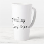 Tasse Latte "Continuez À Sourire" Joli Design. Commandez dès m (Angle droit)