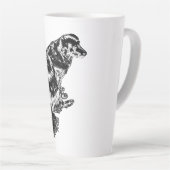 Tasse Latte Contour Porch-Light — Retriever (Angle droit)