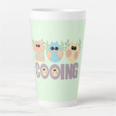 Tasse Latte Cooing des hiboux (Devant)