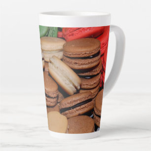 Tasse Latte Cookies sandwich colorés