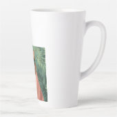 Tasse Latte Cool Ginger Chat Vacances Vibes Esthétique (Droite)