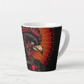 Tasse Latte Coq de boîte (Angle droit)