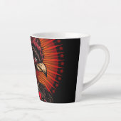 Tasse Latte Coq de boîte (Droite)