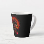 Tasse Latte Coq de boîte (Angle droit)