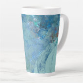 Tasse Latte Coque Abstrait Opal Bleu pour RAZR (Angle droit)