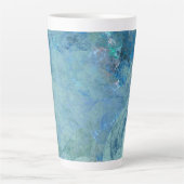 Tasse Latte Coque Abstrait Opal Bleu pour RAZR (Devant)