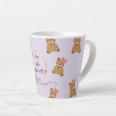 Tasse Latte coquette latte (Angle droit)