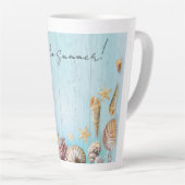 Tasse Latte Coquille marine (Angle droit)