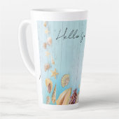 Tasse Latte Coquille marine (Angle gauche)