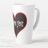 Tasse Latte Corazón I love you (Angle droit)