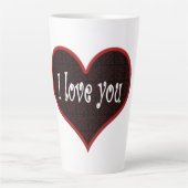 Tasse Latte Corazón I love you (Devant)