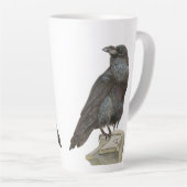 Tasse Latte Corbeau (Angle droit)