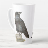 Tasse Latte Corbeau (Angle gauche)