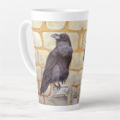 Tasse Latte Corbeau (Angle gauche)