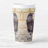 Tasse Latte Corbeau (Devant)