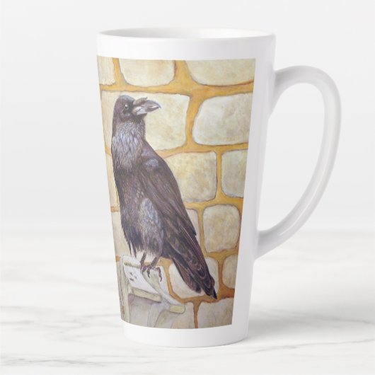 Tasse Latte Corbeau (Droite)