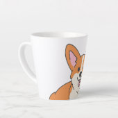 Tasse Latte Corgi (Angle gauche)