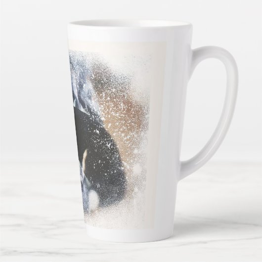 Tasse Latte Corgi Puppy (Droite)