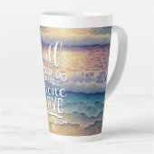 Tasse Latte Corinthiens 16-14 Amour (Angle droit)