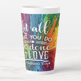 Tasse Latte Corinthiens 16-14 Amour